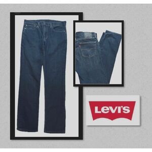 Levi's 511 Jeans Men's 34x34 Straight Leg Blue Medium Washed (Fit 34"X33")